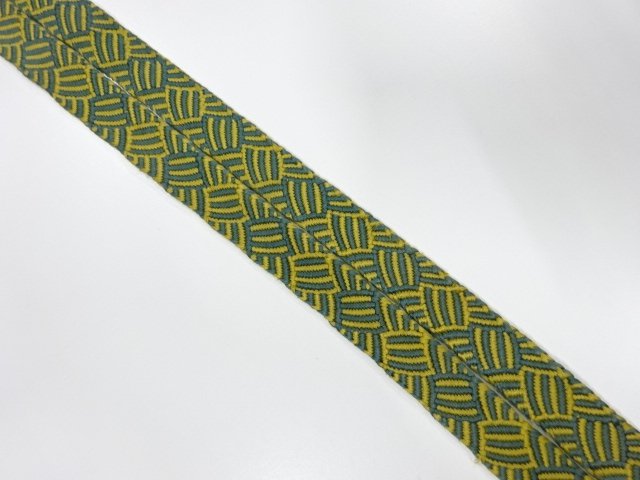 JAPANESE KIMONO / ANTIQUE HAND-TIED OBIJIME CORD / SILK